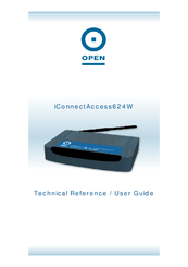 Open iConnectAccess 624W Technical Reference/Users Manual