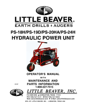 LITTLE BEAVER PS-18H Operator's Manual