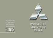 Mitsubishi 2008 SUV Maintenance Manual