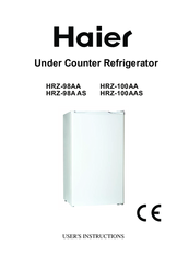 Haier HRZ100AAS User Instructions