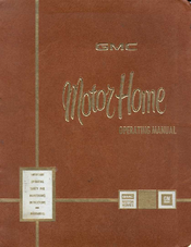 GMC Motor Home Operating Manual