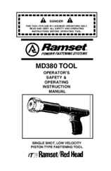 Ramset MD380 Operator's Safety & Operating Instruction Manual