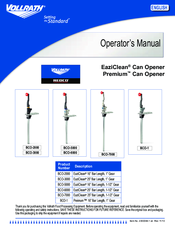 Vollrath BCO-7000 Operator's Manual