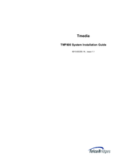 TelcoBridges Tmedia TMP800 Installation Manual