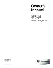 Monogram 42? Owner's Manual
