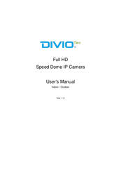 Divio Full HD Speed Dome IP Camera User Manual