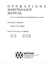 Wittco 200-1-SL-BI Operation & Maintenance Manual