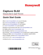 Honeywell Captuvo SL62 Quick Start Manual