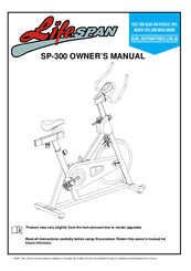 Life Span SP-300 Owner's Manual