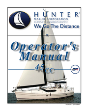 Hunter Marine 45CC Operator's Manual
