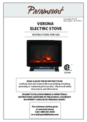 Paramount Fitness VERONA BLT-999T-3 Instructions For Use Manual