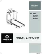 Horizon Fitness ROJO T4 User Manual