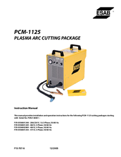 ESAB PCM-1125 Instruction Manual