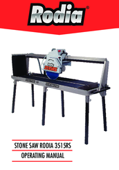 Rodia 3515RS Operating Manual