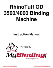 Rhin-O-Tuff OD4000 Instruction Book