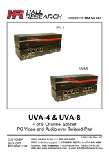 Hall Research Technologies UVA-4 User Manual