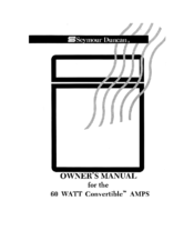 Duncan Convertible 60 WATT Owner's Manual