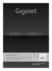 Gigaset N300A IP DECT/VoIP Base Station with Answering Machine by Gigaset