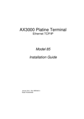 Axel AX3000/M85 Installation Manual