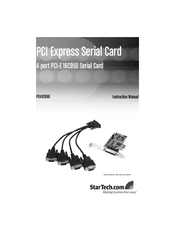 StarTech.com PEX4S950 Instruction Manual