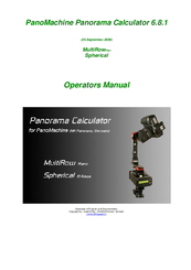 MK Panorama Systeme PanoMachine MultiRowPlan Spherical Operator's Manual