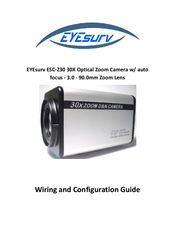 EYEsurv ESC-Z30 Wiring Manual