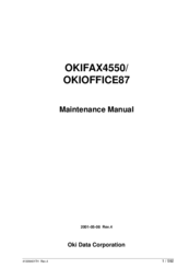 Oki OKIFAX4550 Maintenance Manual
