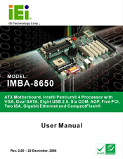 IEI Technology IMBA-8650 User Manual