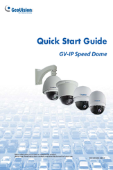 GeoVision GV-IP Speed Dome Quick Start Manual