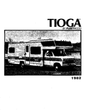 Fleetwood TIOGA 1982 Owner's Manual