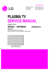 LG 50PS8000-ZA Service Manual