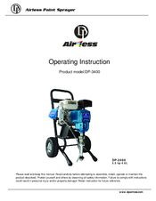 Airless DP-3400 Operating Instructions Manual