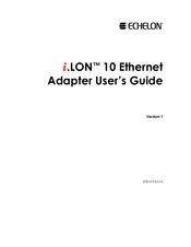 Echelon i.LON 10 User Manual