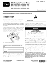 Toro model store 20378 manual