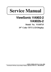 ViewSonic VS10715 VA902-3 Service Manual