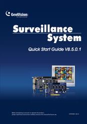 Geovision Surveillance System Quick Start Manual