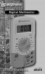 SKYTRONIC 600.010 Owner's Manual