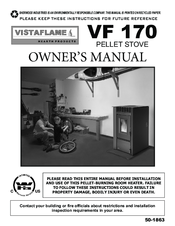 Vistaflame VF 170 Owner's Manual