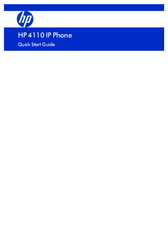 HP officejet 4110 Quick Start Manual