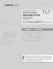 iDataLink ADS-AL-TL7-EN Install Manual
