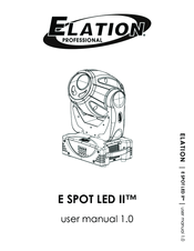 Elation E Spot Led II User Manual