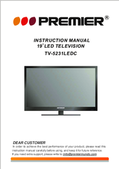 Premier TV-5044LED Instruction Manual