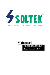 SOLTEK SL-75DRV3/75DRV3+ User Manual