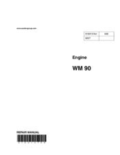 Wacker Neuson WM 90 Repair Manual