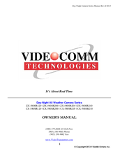 VideoComm Technologies CX-580SR200 Owner's Manual