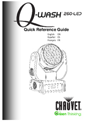 Chauvet Q-WASH 260-LED Quick Reference Manual