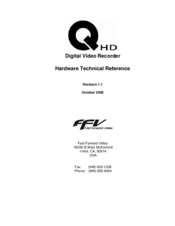 FFV Q HD Hardware Technical Reference Manual