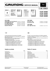 Grundig CUC 6360 Service Manual
