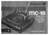Graupner mc-18 Programming Manual