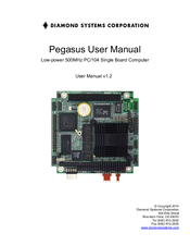 Diamond Systems Pegasus User Manual